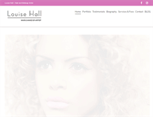 Tablet Screenshot of louise-hall.co.uk